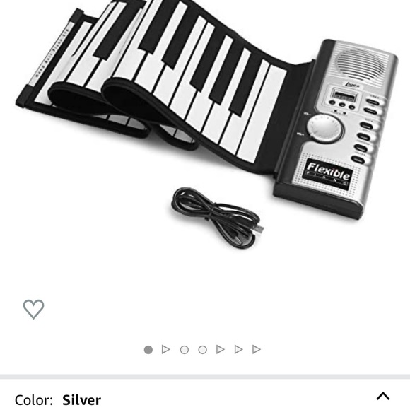 Electronic soft rollable keyboard piano - Picture 4 of 7